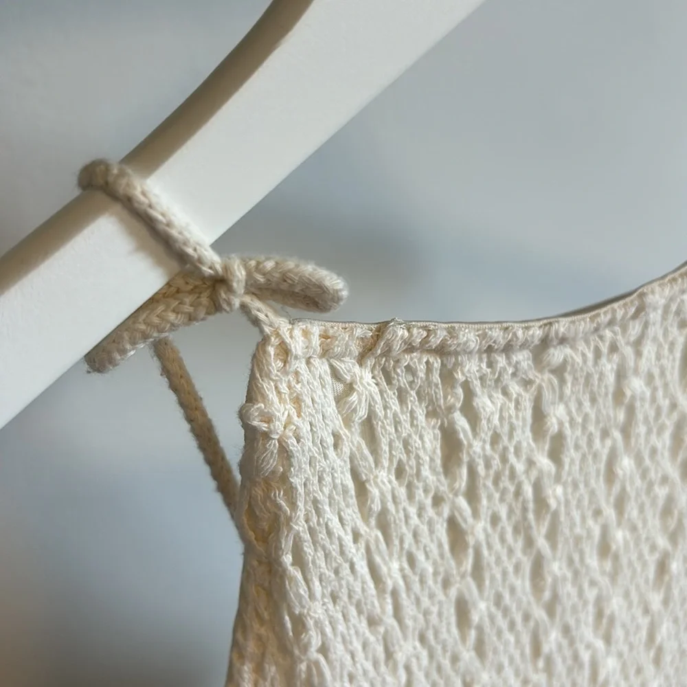 Zara crochet midi dress. - Picture 3 of 6